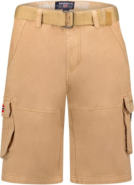 Heren Korte Broek Zakken Geographical Norway Pionec Beige - XL