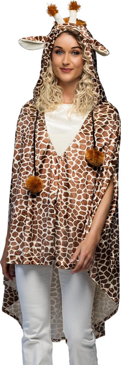 Boland - Poncho Giraffe - Volwassenen - Giraffe - Dieren