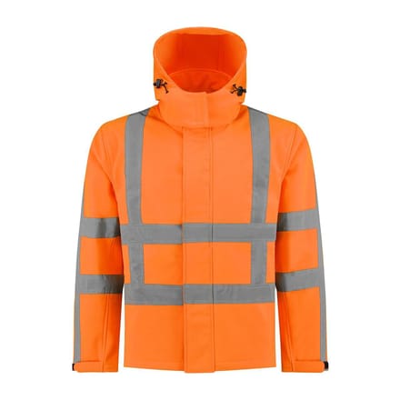 EM Traffic Softshell Jas RWS Oranje - Maat L