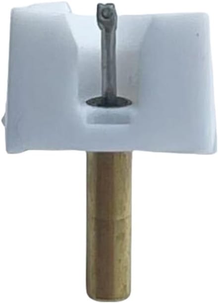 Naaldvervanging LP-speler - Stylus naald - Optimale audio - Specifieke pasvorm - 3 x 3 x 1 cm - Wit