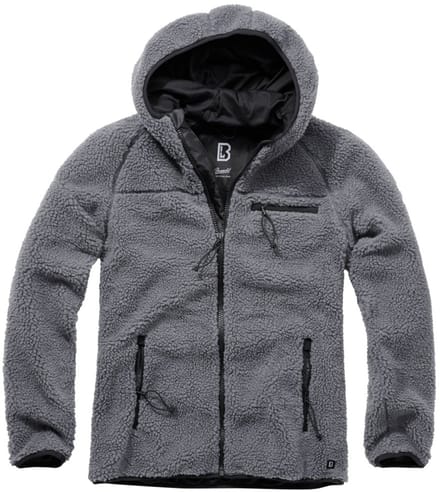 Brandit - Teddyfleece Worker Jacket - S - Grijs