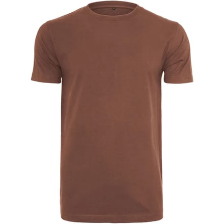 Build Your Brand - Rond Hals T-Shirt - Bark maat M