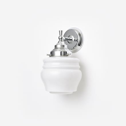Wandlamp Bloemknop Royal Chroom - Art Deco Trade