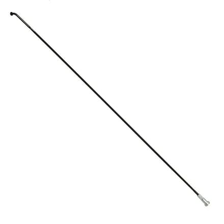 Platte roestvrijstalen spaak met schuine kop en nippels P2R Sapim 288 mm