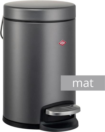 Wesco pedaalemmer 113 - 3 Liter - Mat Grafiet