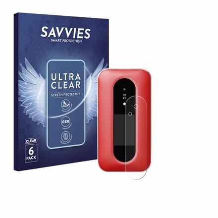 Savvies - Screenprotector voor Doro Leva L30 (Extern Beeldscherm) - Folie Beschermfolie transparant 6 Stuks