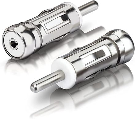 Universele Auto Antenne Adapter - ISO naar DIN Stekker (2-pack) voor Autoradio