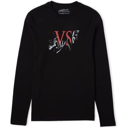 Freddy Vs. Jason Showdown Unisex Long Sleeve T-Shirt - Zwart - S