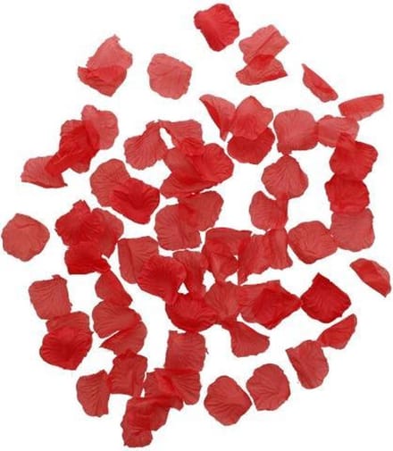 *** 200 Stuks Rode Rozenblaadjes Nep Blaadjes Kunst Rozen Valentijn Valentijnsdag - van Heble® ***