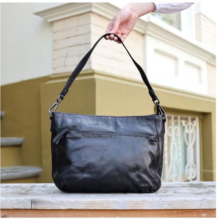 Bear Design Jade schoudertas (leren tas) - Cognac