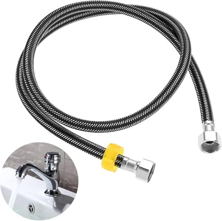 Flexibele Aansluitslang RVS G1/2 x G1/2 - 120 cm - Universele Keuken Kraan en Douche Slang