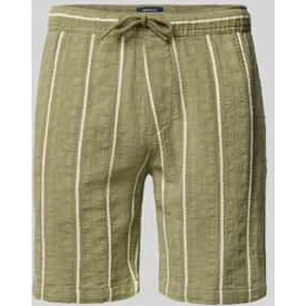 Shorts met elastische band en tunnelkoord