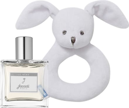 Jacadi Paris Le Bébé Geschenkset - Eau De Soin Geurwater & Rammelaar Baby - Zonder Alcohol - 100 ml