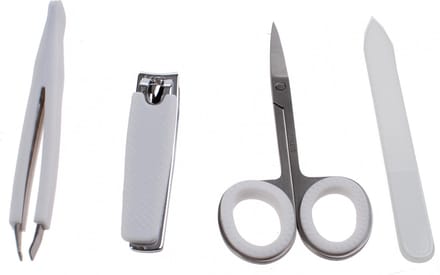 Tom Manicureset 4-delig Wit