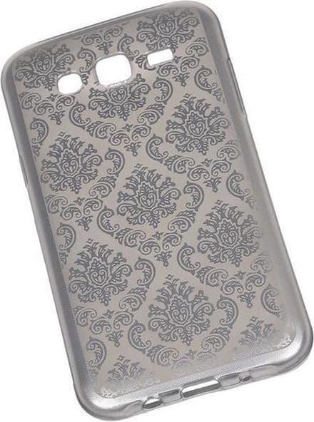 Zilver Brocant TPU back case cover hoesje voor Samsung Galaxy J5 (2016)