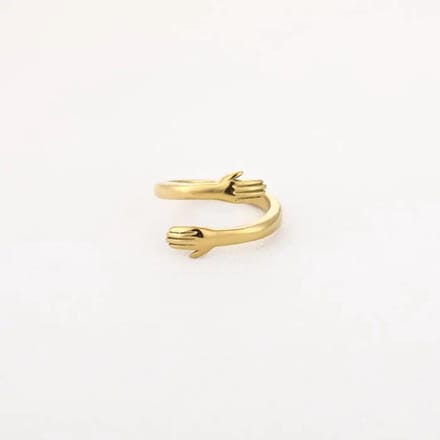 Bijoutheek Ring (Sieraad) Hug Omarming #16 Goud