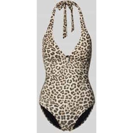 Badpak met halter in all-over look