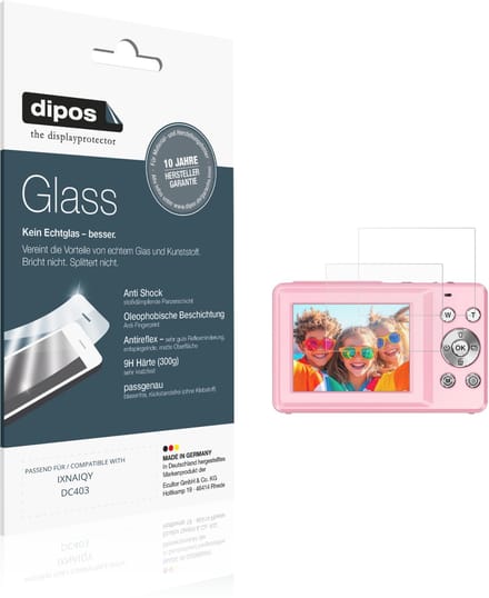 dipos – 2x Matte Pantserfolie geschikt voor IXNAIQY DC403 | 9H Screenprotector