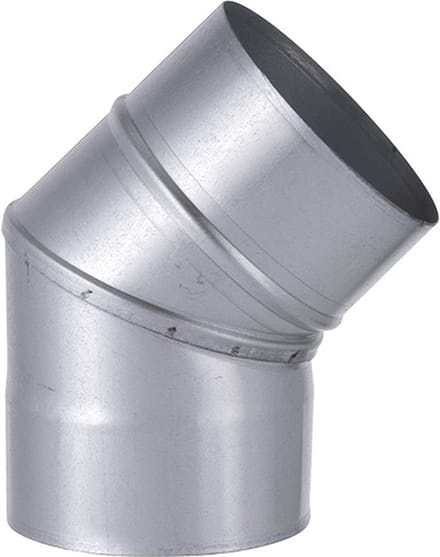Gegalvaniseerde Bocht 45° Ø110mm 0,5mm.