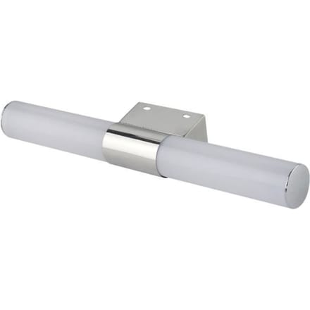 LED Spiegelverlichting - Rond 12W - Natuurlijk Wit 4200K - Glans Chroom Kunststof
