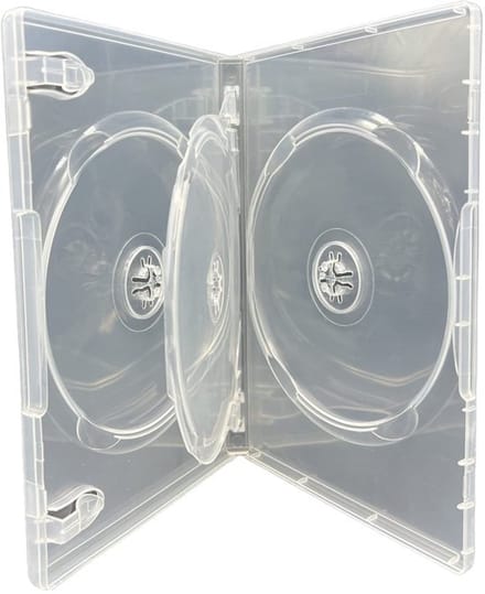 Allecto - Cd Dvd Blu-Ray Hoesjes - Transparante 14mm Bescherming