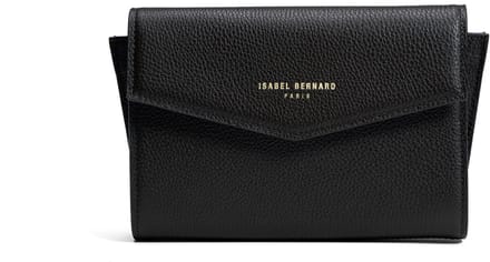 Isabel Bernard Honoré Dames Clutch Leer - Zwart