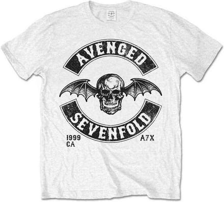Avenged Sevenfold - Moto Seal Heren T-shirt - S - Wit