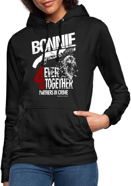 Bonnie En Clyde Partnerlook Liefde Tot In De Stilte Hoodie Dames