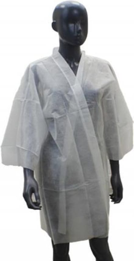 Kimono SPA wegwerp wit (10stuks) - wegwerp - spa - beauty