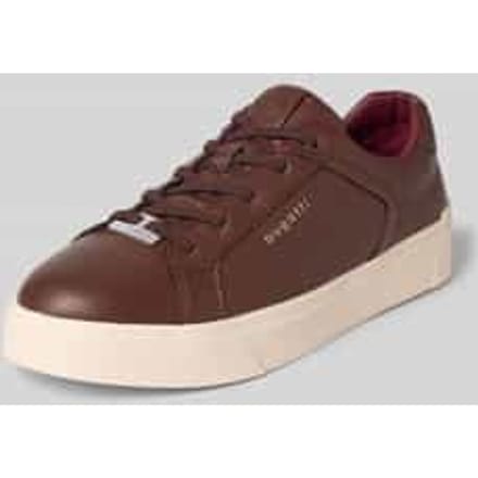 Sneakers met labeldetails model 'Gunter'