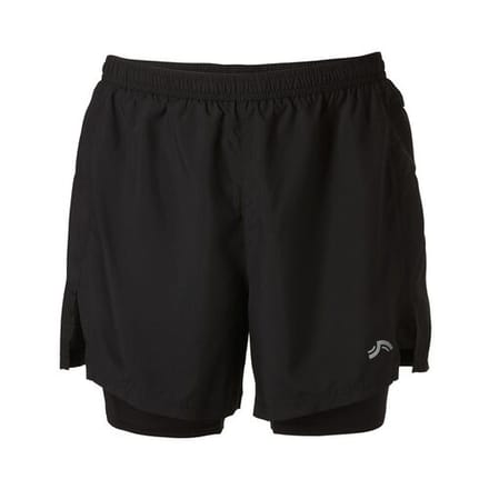 CRIVIT Heren 2-in-1 sportbroekje (Zwart, S)