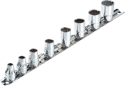 8-delige Korte Dop Bits Set 3/8 Inch Vierkant Uitvoering