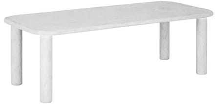 DTP Home Dining table Clio rectangular 230 CHALK,76x230x100 cm, mortex