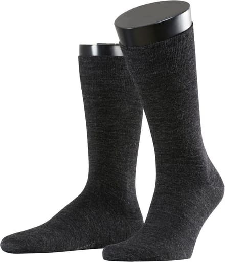 Esprit Basic Wool 2-PACK Sokken Heren 17813 3080 anthra.mel 47-50