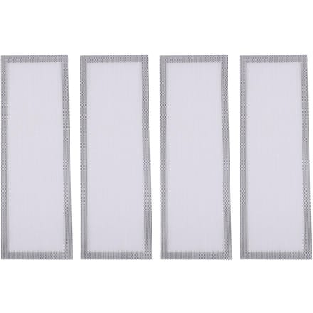 4 STUKS Vloerroosterdeksels PVC Magnetisch Vloerregister Rooster Gaas Filterscherm voor Muur Plafond Vangsten wit
