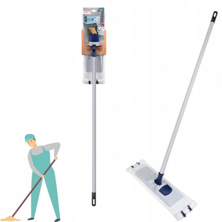 RAVI Vloermop Puro WG - Complete set met microvezel voor vloeren