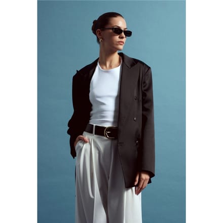 Dames Crepe Blazer Jas
