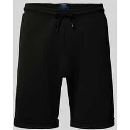 Sweatshorts met elastische band en achterzak
