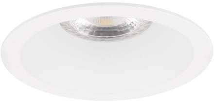 Bolzano - Inbouwspot Wit Rond - Extra Verdiept - 1 Lichtpunt - Ø 82mm