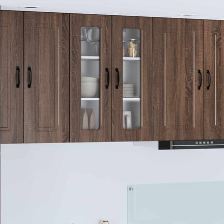 vidaXL - Vaatwasserpaneel - Kalmar - Bruin - Eiken - 60 - x - 31 - x - 80 - cm