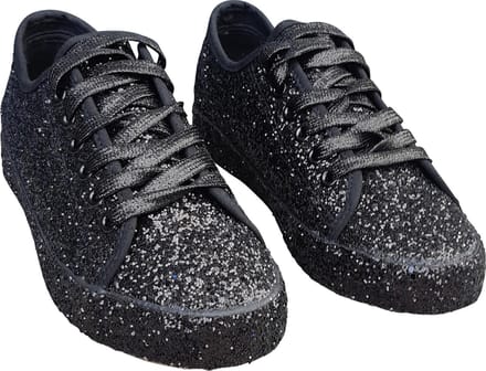 Glitter sneaker - Dames - Zwart - Maat 36