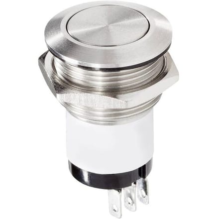 Renkforce RF-4707808 Belknop 1-voudig RVS