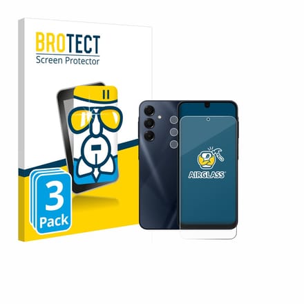 Screenprotector 3 Stuks voor Samsung Galaxy A16 5G (Voor+Camera) Beschermglas transparant