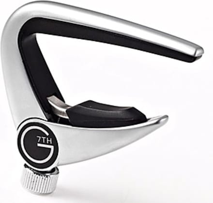 G7th Newport Steel String Silver - Capo tbv western en elektrische gitaren