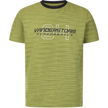 Jan Vanderstorm herren T-Shirt - 68/70 - groen - Plus Size