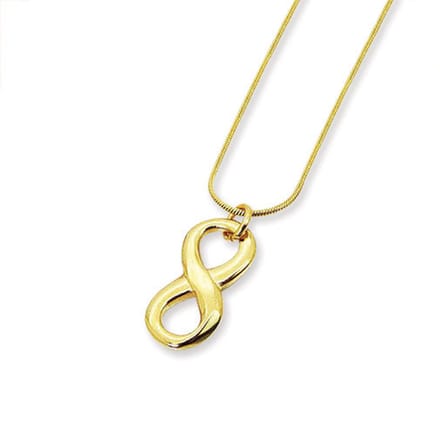 Amanto Ketting Dari G - 316L Staal - Infinity - 20x11mm - 50cm
