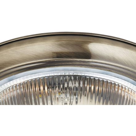 Searchlight Plafondlamp American Diner IP44, messing antiek
