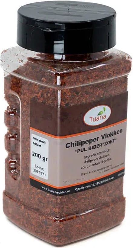 Tuana Kruiden - Pul Biber - (zoet) - Strooibus 140 Gram - Tuanashop - MP-P-0036