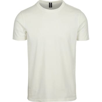 Profuomo T-Shirt Off White - Maat S - Heren - Casual T-shirts