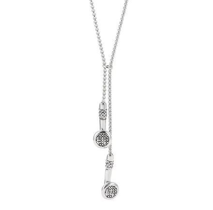 Bijoux by Ive - Ketting met hanger - Koptelefoon - Oordopjes